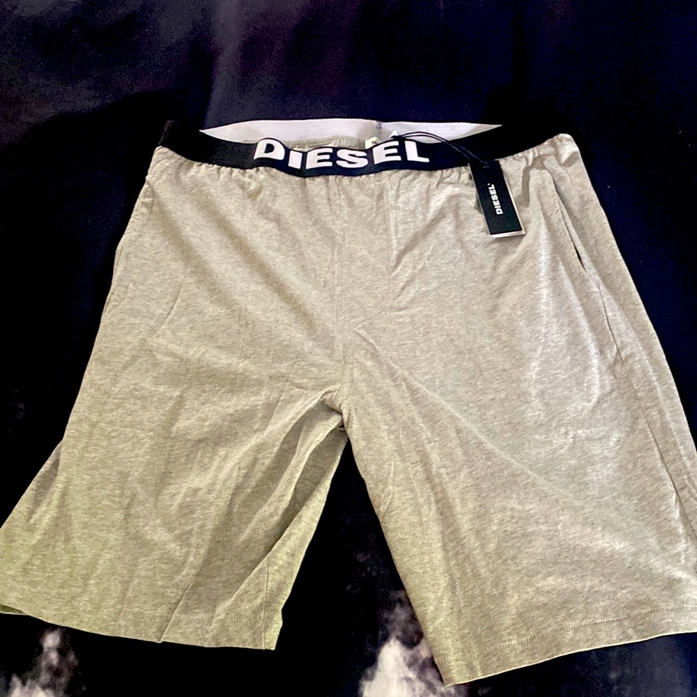 Diesel light grey shorts